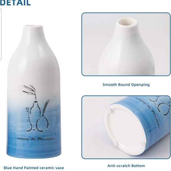 Set of 3 vases l - Picture 3 of 4